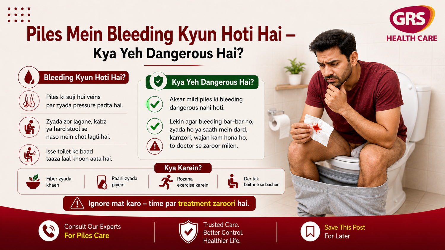 Piles Mein Bleeding Kyun Hoti Hai — Kya Yeh Dangerous Hai?