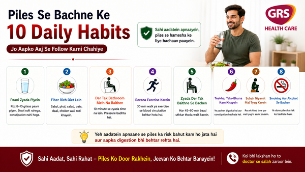 Piles Se Bachne Ke 10 Daily Habits — Jo Aapko Aaj Se Follow Karni Chahiye