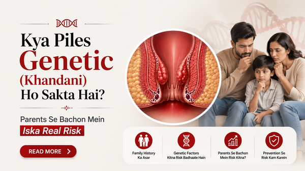 Kya Piles Genetic (Khandani) Ho Sakta Hai? Parents Se Bachon Mein Iska Real Risk