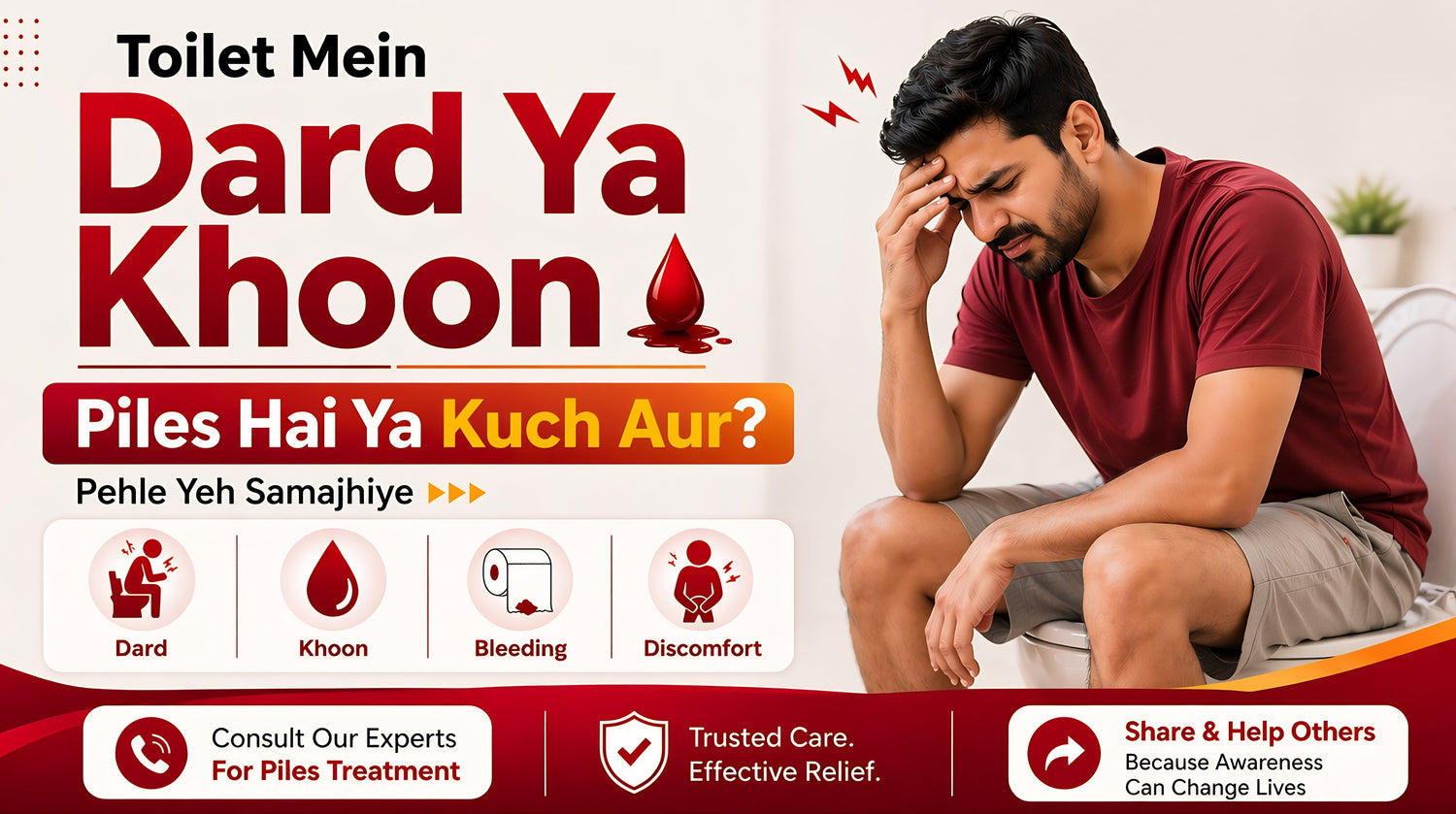 Toilet Mein Dard Ya Khoon — Piles Hai Ya Kuch Aur? Pehle Yeh Samajhiye