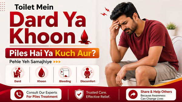 Toilet Mein Dard Ya Khoon — Piles Hai Ya Kuch Aur? Pehle Yeh Samajhiye