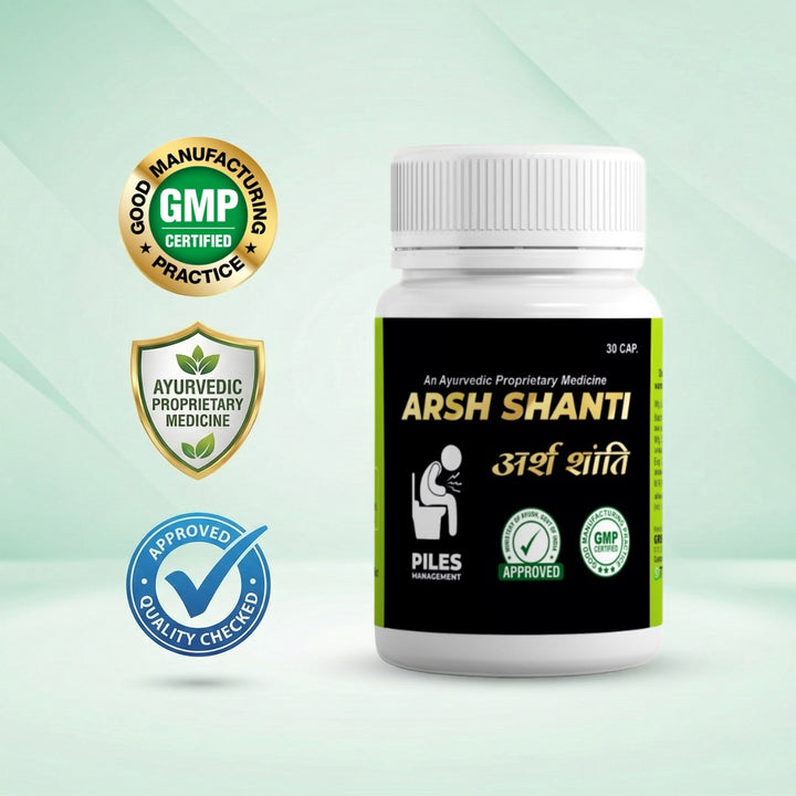 Arsh Shanti - Ayurvedic Care to Support Natural Comfort in Piles related Concerns